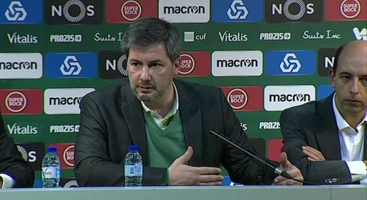 Conferência de imprensa de Bruno de Carvalho