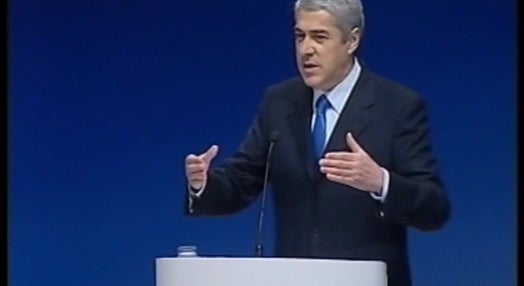 José Sócrates no congresso do PS Açores