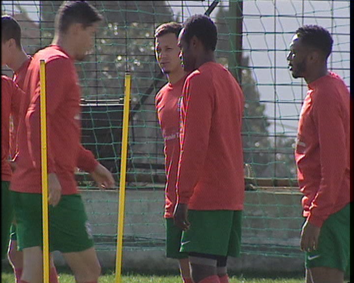 Futebol: treino do Marítimo