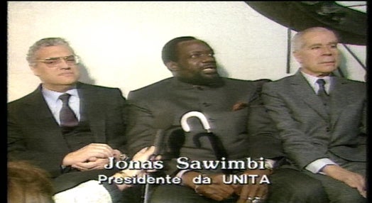 Jonas Savimbi em Lisboa