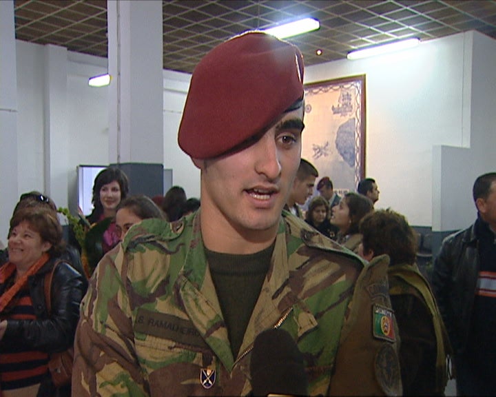 Chegada dos militares portugueses de Cabul