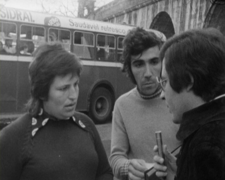 Reportagem no bairro da Liberdade