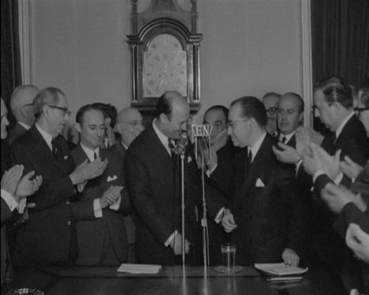 Cerimónia de cumprimentos a José João Gonçalves de Proença