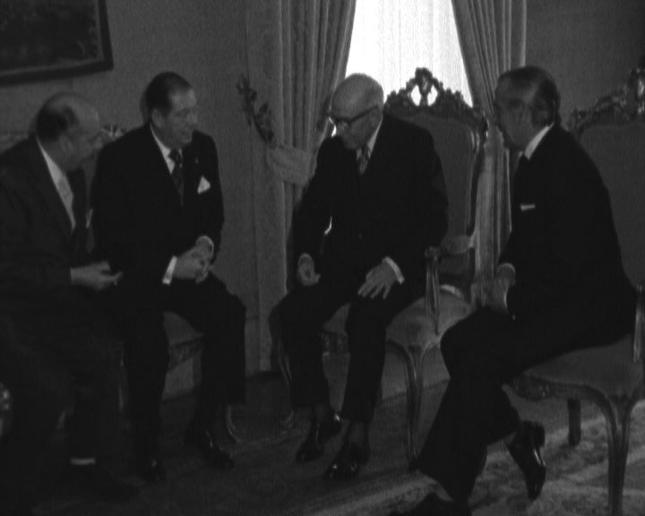 Américo Tomás recebe uma delegação de Sintra