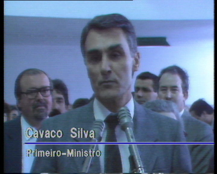 Visita de Cavaco Silva a um centro de apoio social