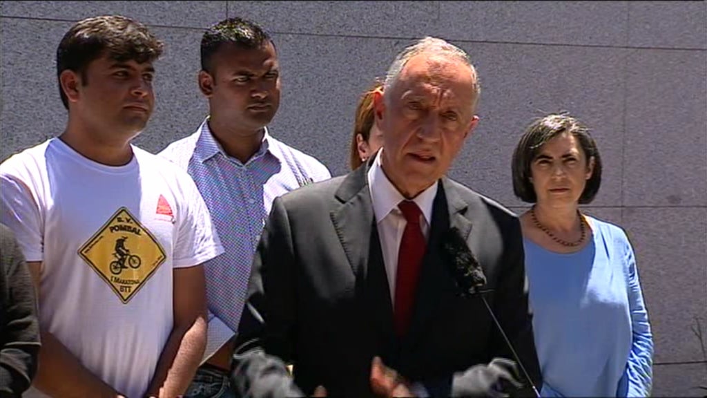 Declarações de Marcelo Rebelo de Sousa sobre refugiados