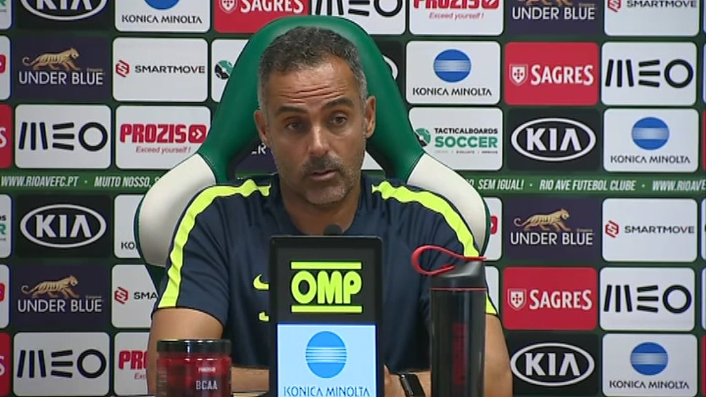 Declarações do treinador do Rio Ave