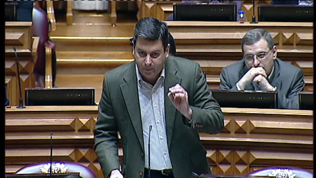 Plenário na Assembleia da República