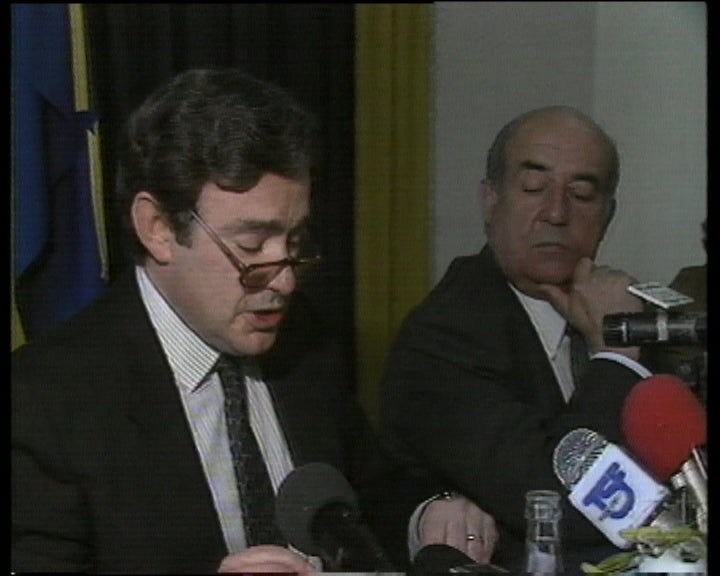 Conferência de imprensa de Basílio Horta