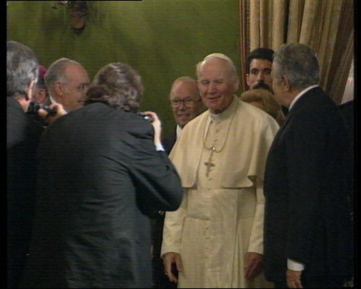 Mário Soares com João Paulo II