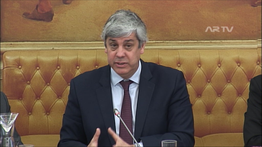 Mário Centeno na Assembleia da Republica