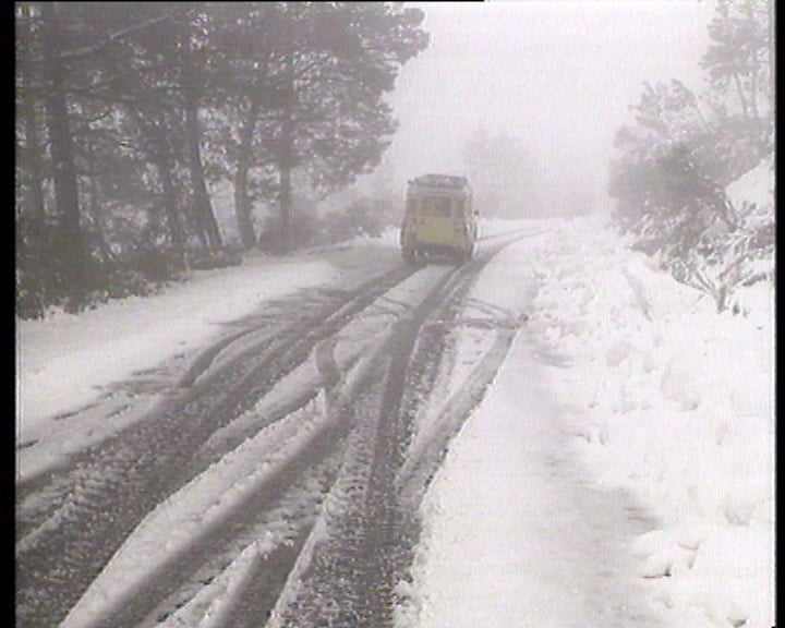 Estradas cortadas na Serra da Estrela