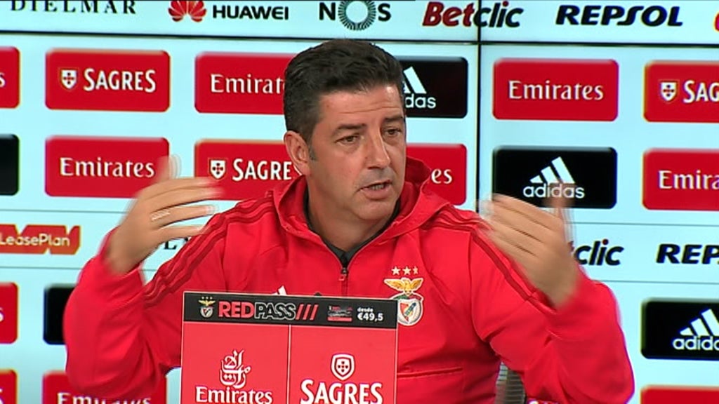 Futebol: Rui Vitória e o vídeo-árbitro