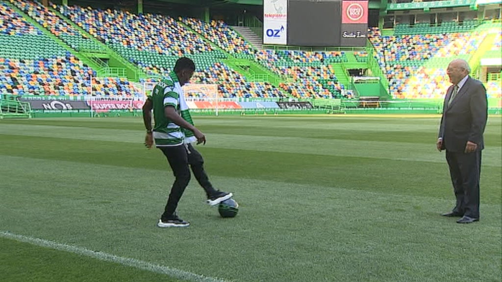 Futebol: Abdoulay Diaby no Sporting