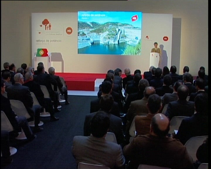 Inauguração da nova central hidroelétrica, na barragem de Alqueva