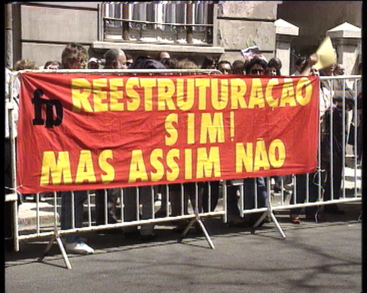 Manifestação dos funcionários públicos