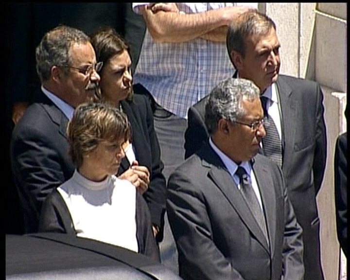 Chegada do corpo de Saramago à câmara de Lisboa