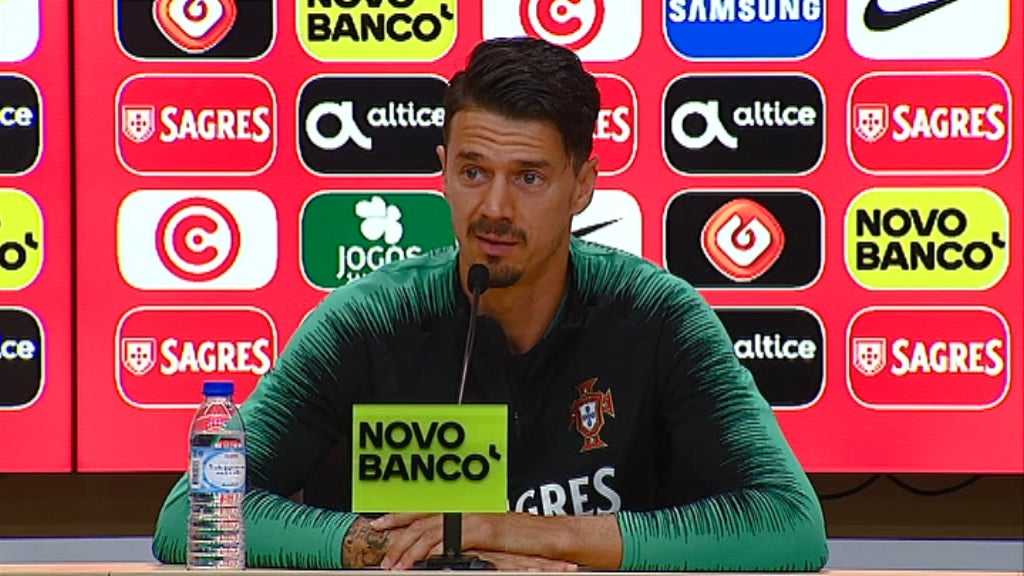 Futebol: treino da Seleção Nacional