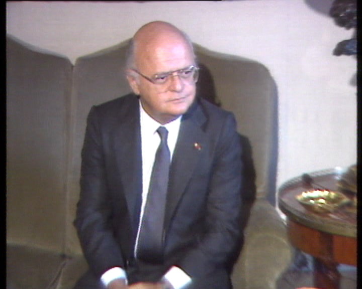 Mário Soares recebe João Baena Soares