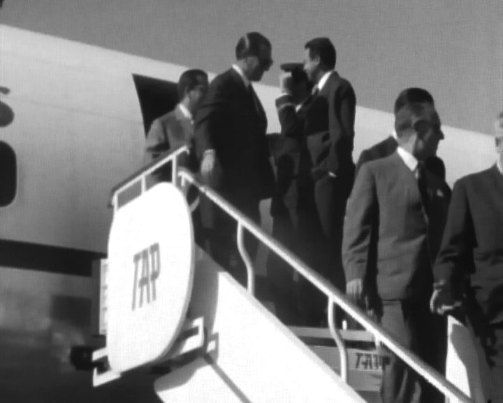 Inauguração da Linha Aérea Faro-Lisboa