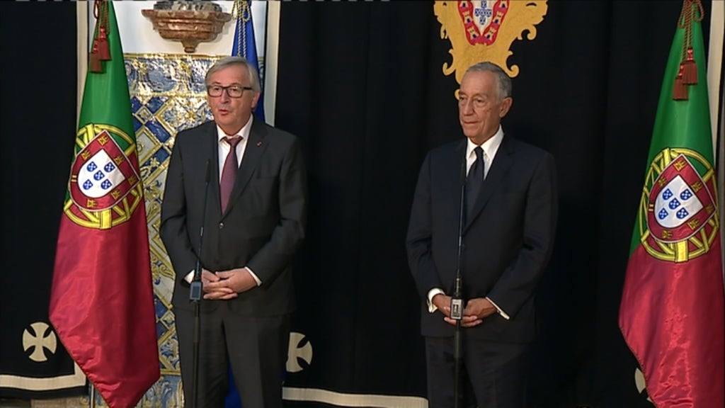 Jean-Claude Juncker em Portugal