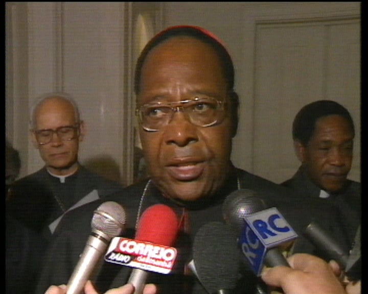 Cavaco Silva com as delegações dos PALOP