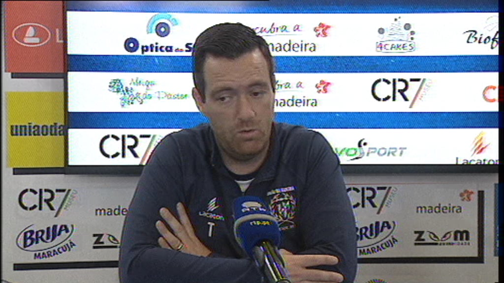 Futebol: treino do União da Madeira