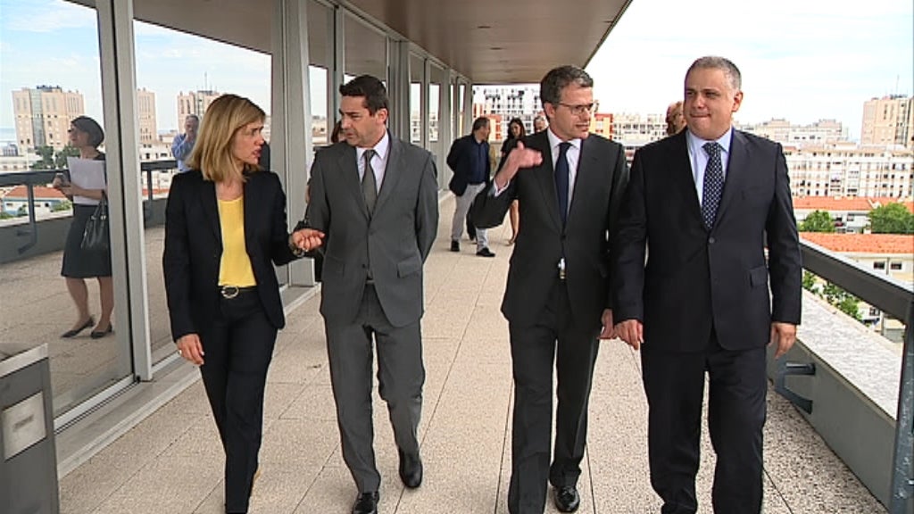 Jorge Sanchez visita parque fotovoltaico na RTP