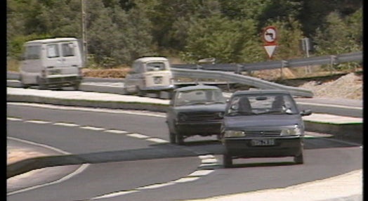 Circulação automóvel na Estrada Nacional 125