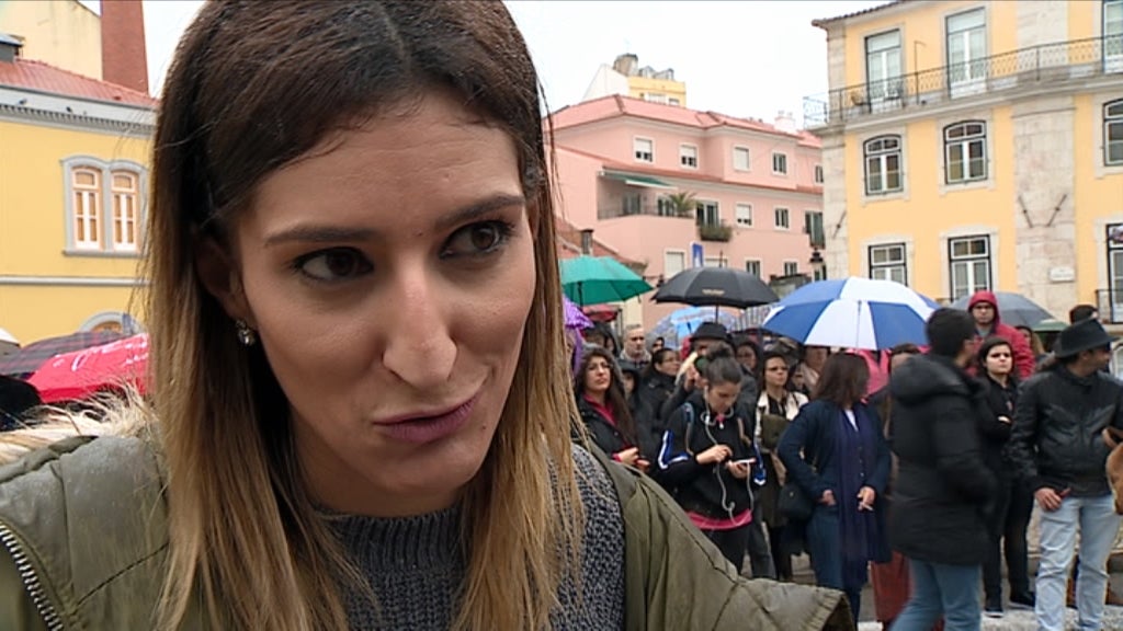 Marcha contra a violência doméstica