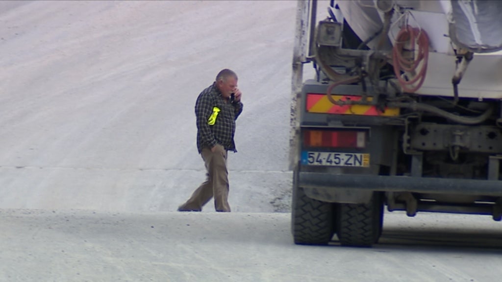 Explosão em pedreira