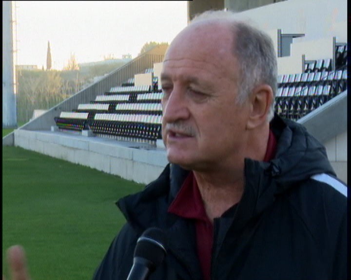 Reação de Scolari ao prémio de Cristiano Ronaldo