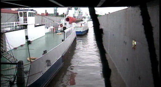 Ferry-boats a caminho de Castelo de Paiva