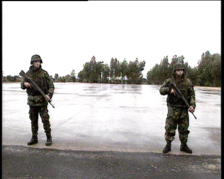Preparativos de militares portugueses