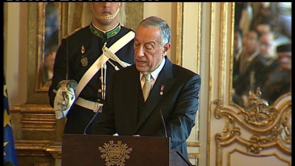 Corpo diplomático em Queluz