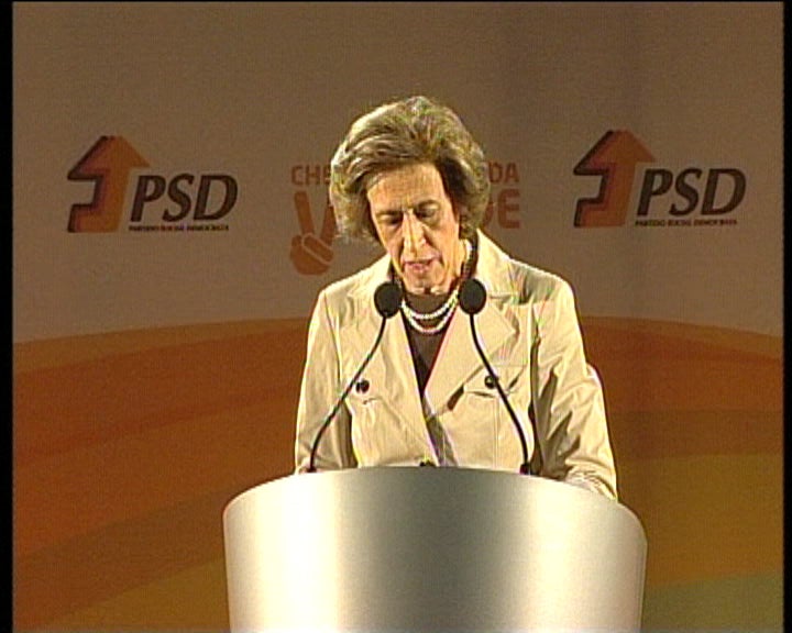 Manuela Ferreira Leite em Castelo de Vide