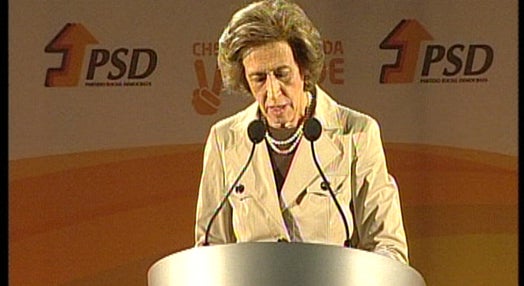 Manuela Ferreira Leite em Castelo de Vide