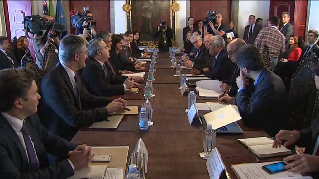 António Costa na Base das Lajes