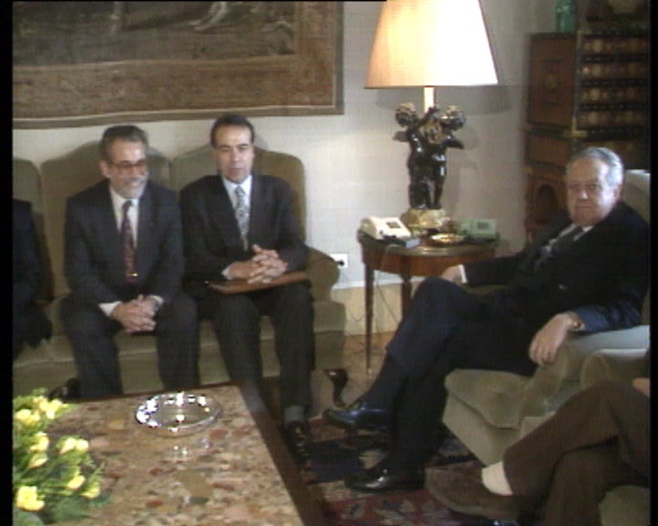 Encontro da CGTP com Mário Soares