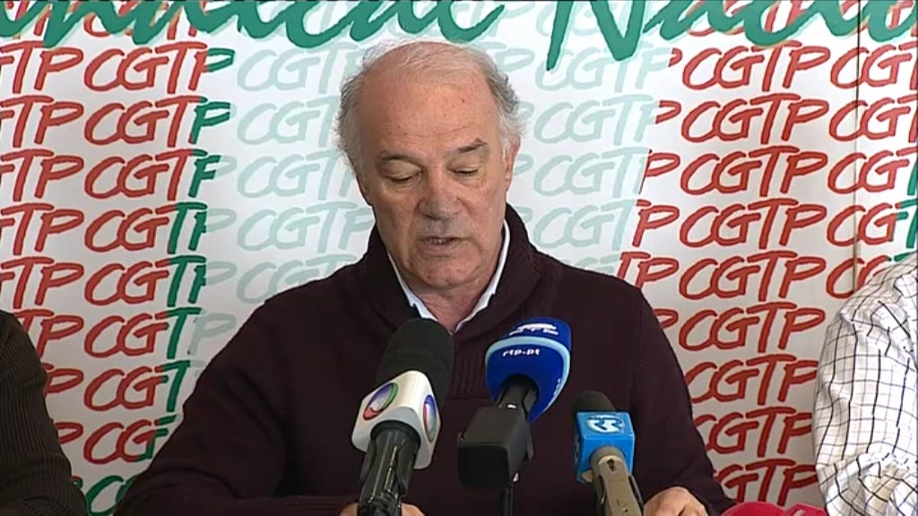 Conferência de Imprensa da CGTP