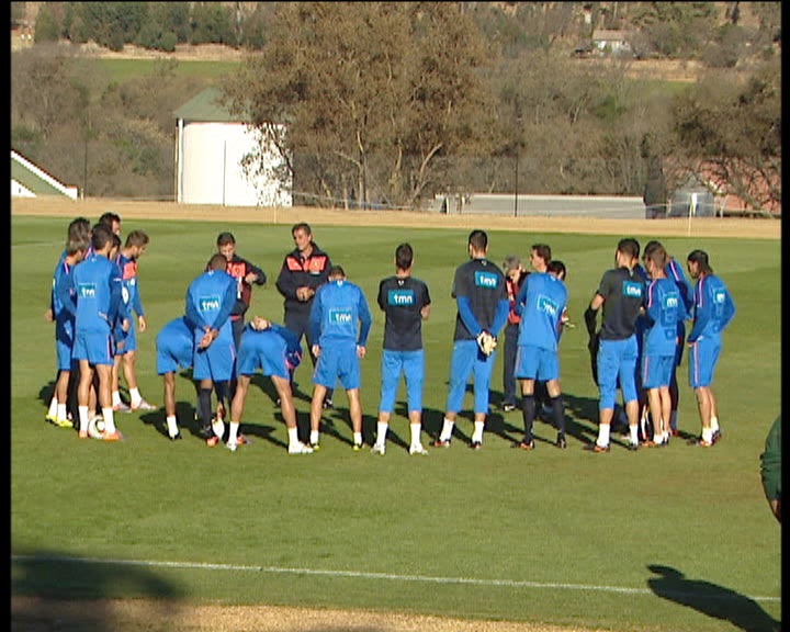 Treino da Seleção Nacional de Futebol