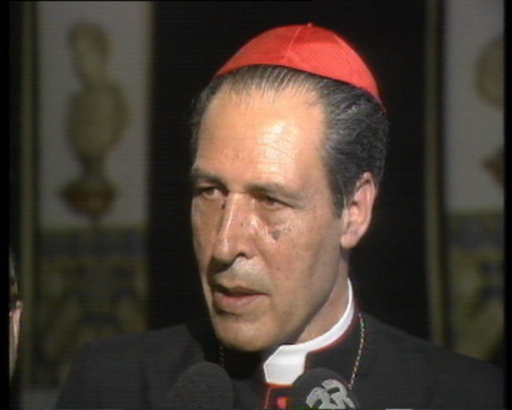 Mário Soares recebe Dom António Ribeiro