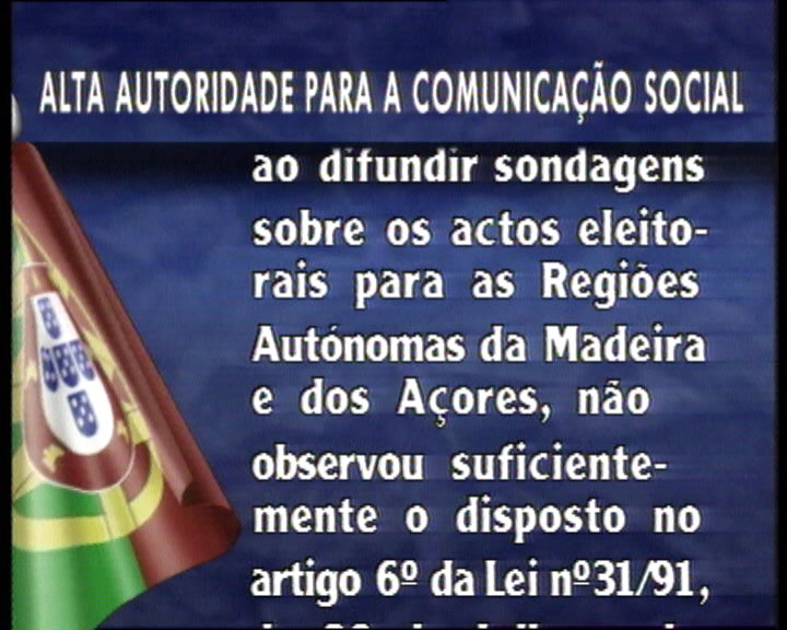 Comunicado da Alta Autoridade para a Comunicação Social
