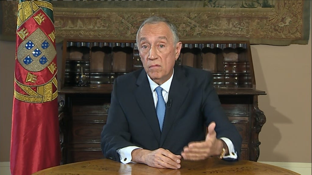 Primeiro comunicado ao país de Marcelo Rebelo de Sousa
