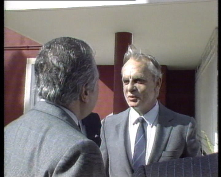 Mário Soares na embaixada da Suíça