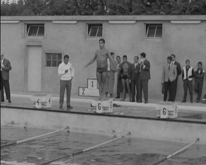 Provas de natação na Piscina do Nacional de S. Bento