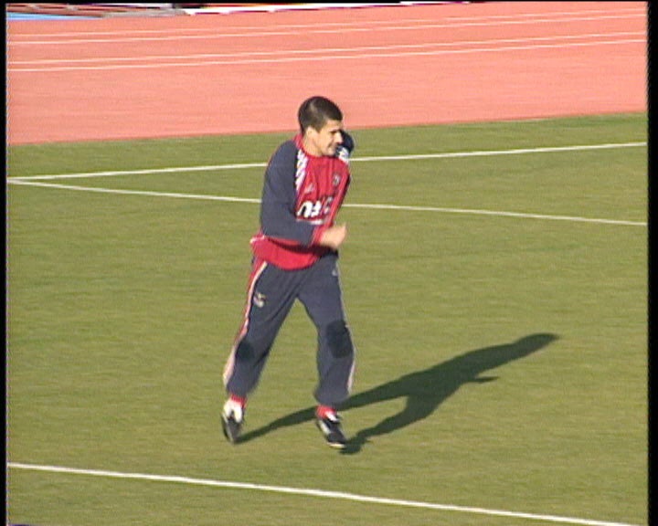 Futebol: Treinos do Benfica