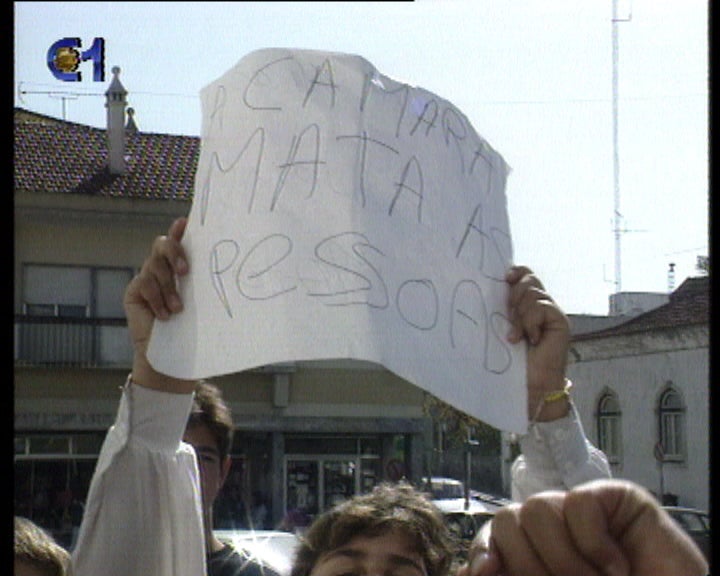 Queima de lixo em Alcanena