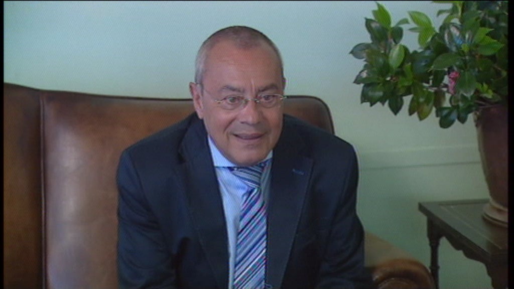 Receção a Jean-Michel Casa na Quinta Vigia