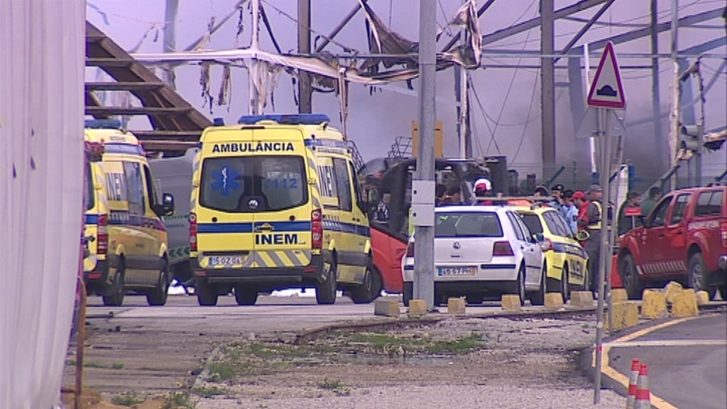 Incêndio em Setúbal